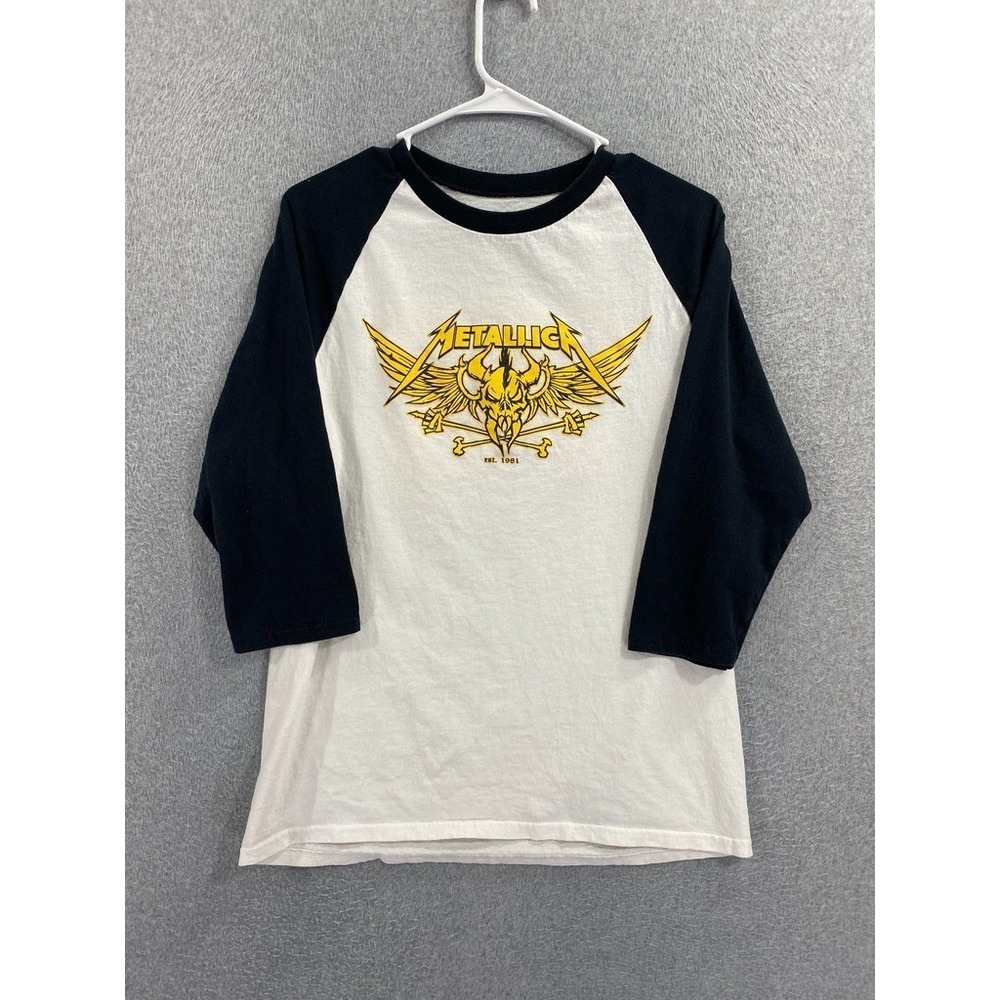 Metallica Graphic Raglan Men's Medium Crew Neck‎ Repo Cotton Shirt 72 Seasons